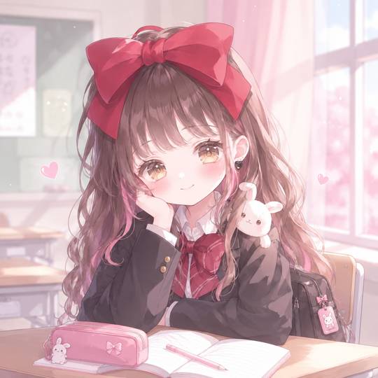 甘ふわうさぎとリボンガール 插画-第1张