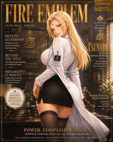 Tsunade Fire Emblem 插画-第1张
